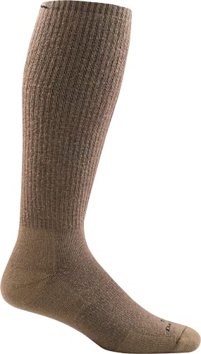 Darn Tough Tactical Over-The-Calf Extra Cushion Socks (T4050) Unisex – (Coyote Brown, X-Small)