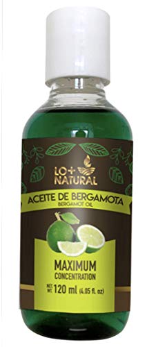 Aceite de Bergamota LENICO 100% Natural Bergamot Oil LENICO 120ml / 4.06oz. Helps the Growth Hair, Beard and Mustache.
