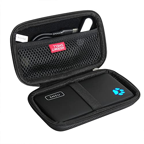 Hermitshell Hard Travel Case for INIU Portable Charger 10000mAh Power Bank [2022 Version] (Black)