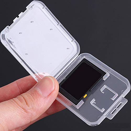 10pcs Clear Plastic Memory Card Case Compatible with SD Micro SD T-Flash Card | The Storepaperoomates Retail Market - Fast Affordable Shopping