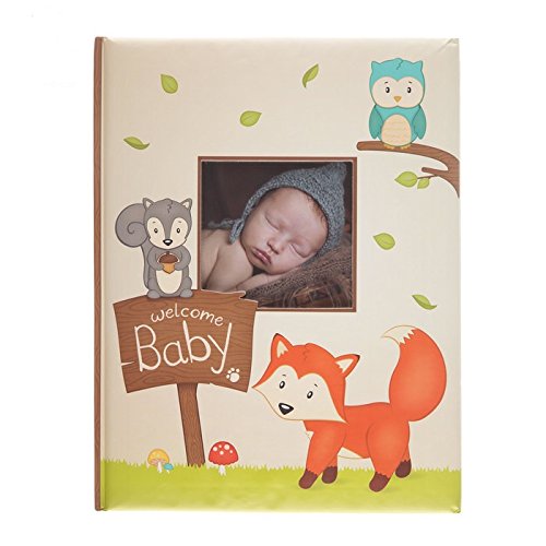 Fox Owl and Squirrel Woodland Friends Soft Baby Memory Book