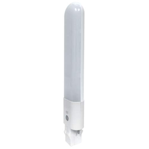 GE 91408 2 Pin Plug-In LED Lamp, Frosted, 4000K (Daylight White), GX23 Base, 80 CRI, UL, 50,000 Year Lifespan