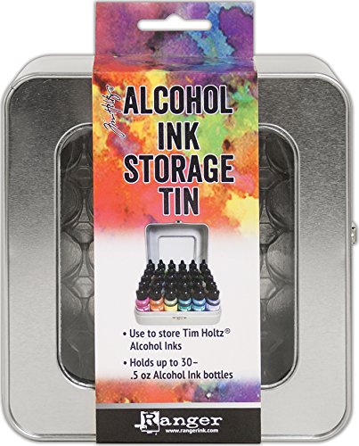 Ranger Tim Holtz Alcohol Ink Storage Tin 6.38 x 6 x 3.13