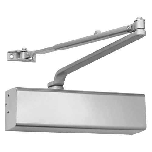 Lawrence Heavy Duty Door Closer Commercial Grade 1 – Adjustable 6-Speed Delayed-Action Door Control with 3 Pistons – Flexible Installation with Included Hardware – Lawrence Hardware LH816