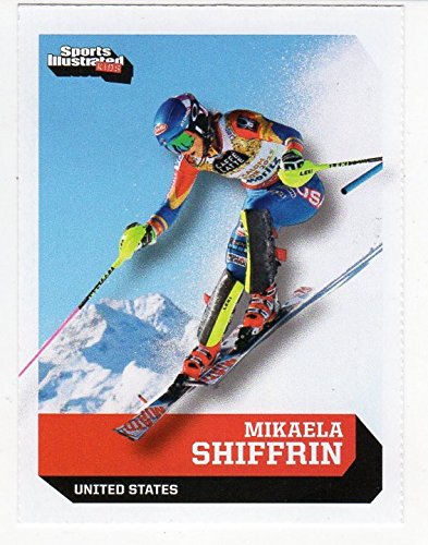 Mikaela Shiffrin USA Olympic Skiing Trading Card Gold Medal S.I.Kids