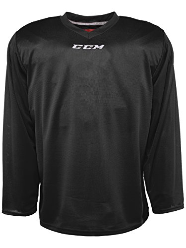 CCM 5000 Series Hockey Practice Jersey – Senior – Black, X-Large