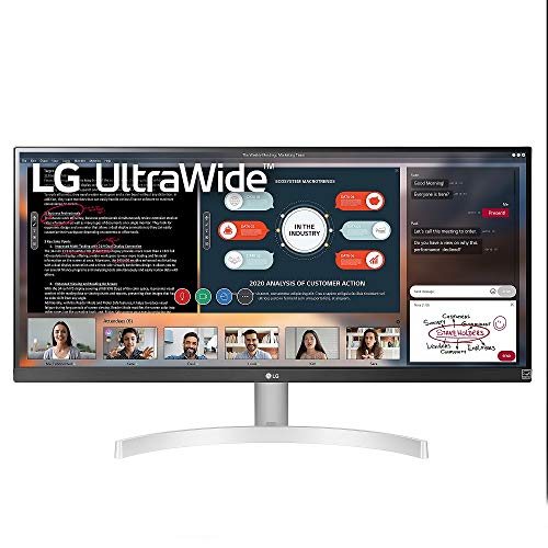 LG 29WK600-W 29″ UltraWide 21:9 WFHD (2560 x 1080) IPS Monitor with HDR10 and FreeSync, Black