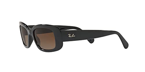 Ray-Ban Women’s RB4122 Rectangular Sunglasses, Black/Polarized Grey Gradient, 50 mm | The Storepaperoomates Retail Market - Fast Affordable Shopping