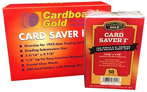 Card Saver 1 – Semi Rigid Card Holder for PSA/BGS Graded Card Submittions – 50ct Pack (2)