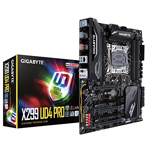 GIGABYTE X299 UD4 Pro (Intel LGA 2066 Core i9/ATX/2 M.2/ USB 3.1 gen 2 Type-A/ RGB Fusion/ Motherboard)