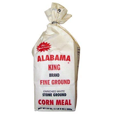 Pack of 3 Fine Ground Enriched White Stone Ground Corn Meal 24 oz