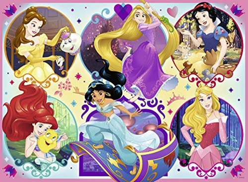 Ravensburger 10796 Disney Princesses – 100 Piece Jigsaw Puzzle for Kids – Every Piece is Unique, Pieces Fit Together Perfectly