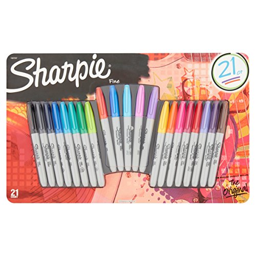 Sharpie Permanent Markers, Fine Point, The Original, Assorted Colors (The Original)