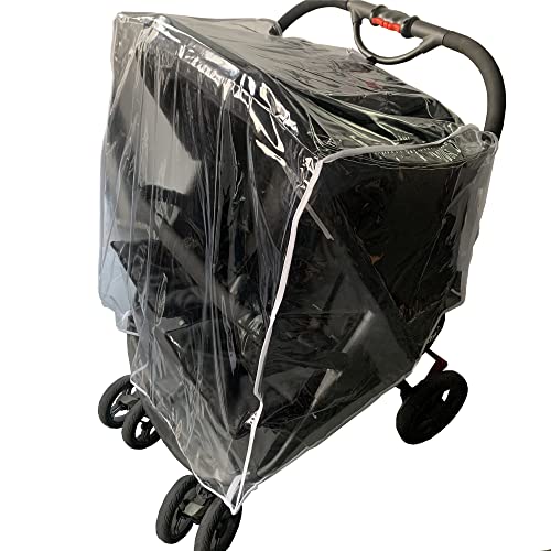 Universal Waterproof Twins Baby Pushchair Rain Cover Side by side Double Pushchair dust proof cover Baby Carriage Pram Accessories Stroller Raincover