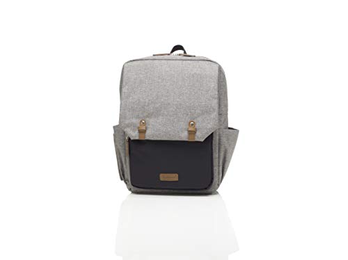 Babymel George Unisex Diaper Backpack in Grey and Black | The Storepaperoomates Retail Market - Fast Affordable Shopping