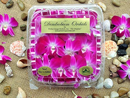 Edible Orchids – 50 Count (Pack of 4)
