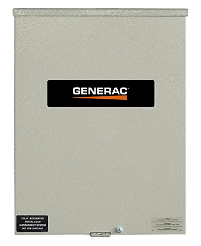 Generac RXSC100A3 100 Amp 120/240 Single Phase NEMA 3R Smart Transfer Switch for Standby Generators