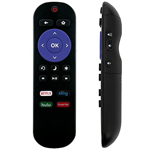 NS-RCRUS-17 Replace Remote fit for Insignia Roku TV NS-24ER310NA17 NS-65DR620NA18 NS-48DR510NA17 NS24ER310NA17 NS-32DR310NA17 NS-43DR710NA17 NS-55DR710NA17 NS-50DR710NA17 NS-43DR620NA18 NS-50DR620NA18