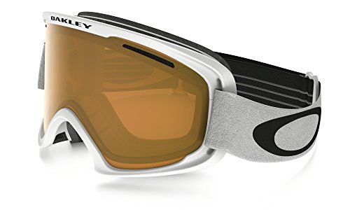 Oakley O Frame XL 2.0 Snow Goggles Matte White with Persimmon Lens
