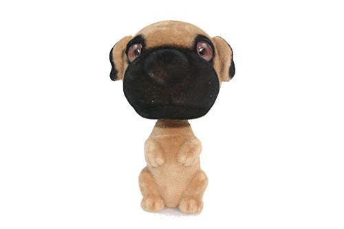 Batty Bargains Bouncy Bobblehead Boxer Mutt Dog with Car Dashboard Adhesive