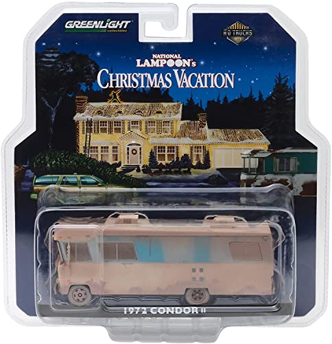 New 1:64 GREENLIGHT COLLECTION – H-D TRUCKS – Beige 1972 Condor II RV from “National Lampoon Christmas Vacation” Movie Diecast Model Car By Greenlight