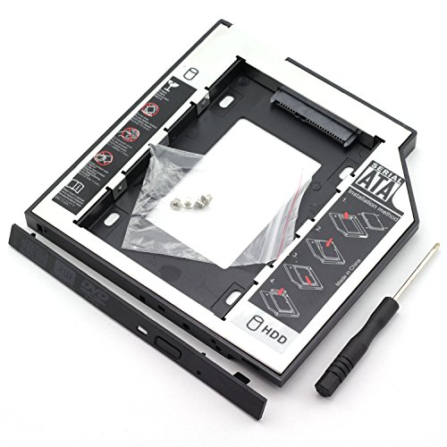 ZRM&E Universal 9.5mm Second HDD Caddy SATA 3.0 Hard Drive Adapter SSD HDD Hard Disk Enclosure Case for Laptop Optical Drive Bay | The Storepaperoomates Retail Market - Fast Affordable Shopping
