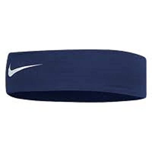 Nike Fury Headband (Midnight Navy/White, One Size Fits Most)
