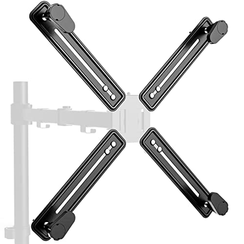 WALI VESA Mount Bracket Adapter Monitor Arm Mounting Kit for Screen 13 to 27 inch, VESA 75mm and 100mm (UVVEP)