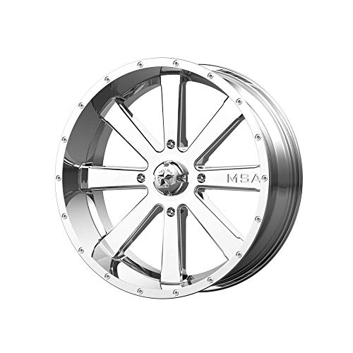 MSA Offroad Wheels M34 FLASH Chrome Wheel with Aluminum (18 x 7. inches /4 x 156 mm, 0 mm Offset)