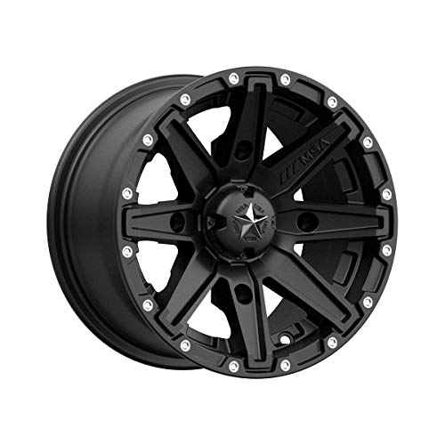 MSA Offroad Wheels M33 CLUTCH Satin Black Wheel with Aluminum (14 x 7. inches /4 x 110 mm, -47 mm Offset)