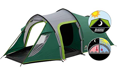 Coleman Chimney Rock 3 Plus Tent – Green/Grey, One Size