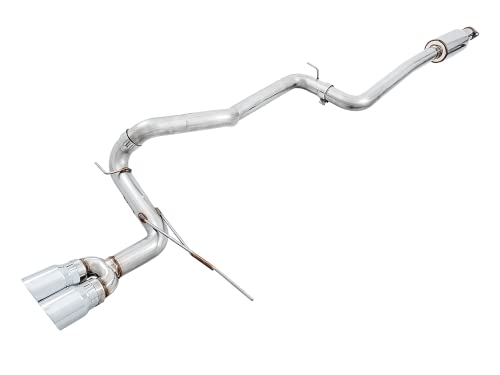 AWE Tuning Ford Focus ST Track Edition Cat-back Exhaust – Chrome Silver Tips