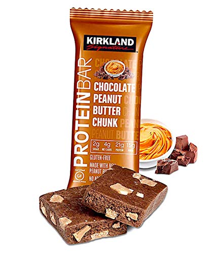 KIRKLAND SIGNATURE Protein Bars Chocolate Peanut Butter Chunk 2.12 oz, 20-count