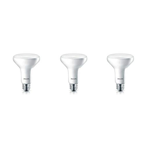 Philips LED Dimmable BR30 Light Bulb: 650-Lumen, 5000-Kelvin, 11-Watt (65-Watt Equivalent), E26 Base, Frosted, Daylight, 3-Pack