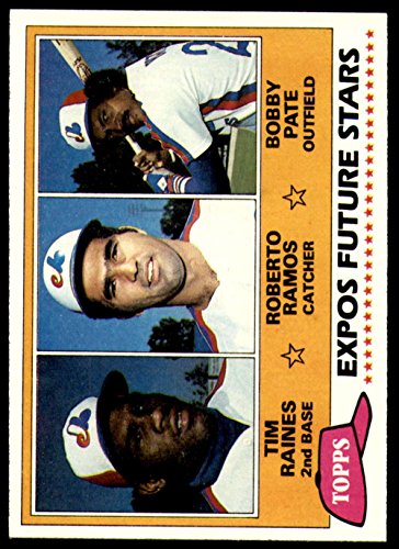 1981 Topps #479 /Tim Raines/Roberto Ramos/Bob Pate Expos Rookies NM-MT RC Rookie Montreal Expos Baseball