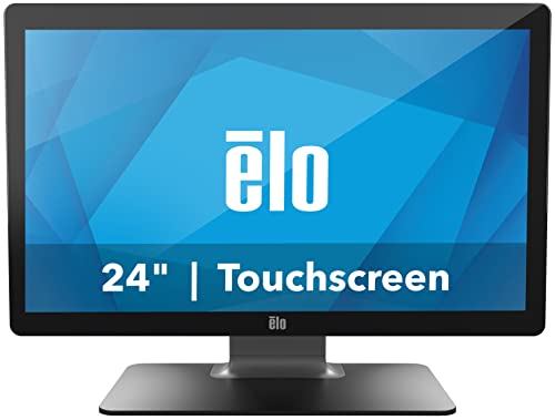 Elo 2402L – 24″ Touchscreen Monitor with Stand – 1920 x 1080, 10 Touch, Black