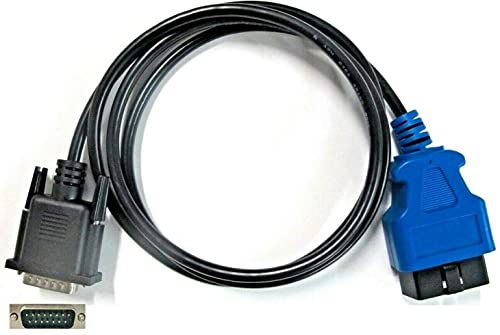 Xpertx Solutions OBD-II OBD2 Cable for Older NEXIQ1 with 15-pin Male Adapter Cable Fits NEXIQ USB Link1 (1st Generation) 125032 P/N 448013 or 441013 for Isuzu Hino Car Truck Aftermarket Replacement