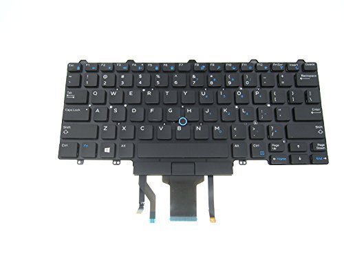 LeFix Backlit Keyboard Replacement for Dell Latitude E5450 E5470 E7450 E7470 E5480 E5490 7480 7490 5480 5488,US Layout,Poiting Stick,PK1313D4B00 0D19TR