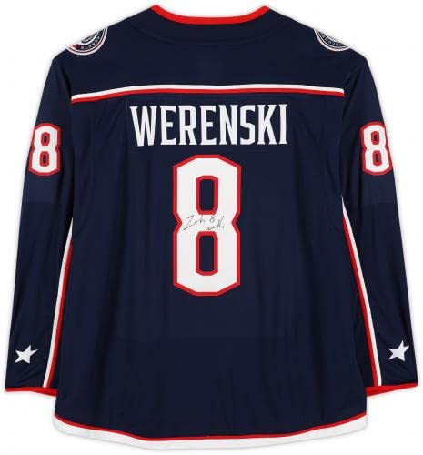 Zach Werenski Columbus Blue Jackets Autographed Navy Blue Fanatics Breakaway Jersey – Autographed NHL Jerseys | The Storepaperoomates Retail Market - Fast Affordable Shopping