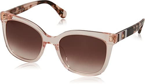 Kate Spade New York Women’s Kiya Square Sunglasses, Peach, 53 mm