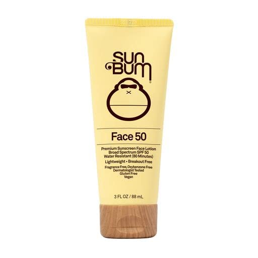 Sun Bum Original SPF 50 Sunscreen Face Lotion | Vegan and Hawaii 104 Reef Act Compliant (Octinoxate & Oxybenzone Free) Broad Spectrum Fragrance-Free Moisturizing UVA/UVB Sunscreen with Vitamin E|3oz
