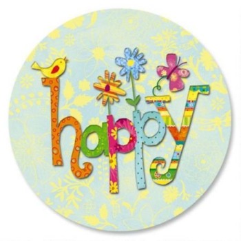 Butterflies & Daisy Chains Happy Envelope Seals – Set of 144 1-1/2″ Diameter Self-Adhesive, Flat-Sheet Every Day Sticker Seals | The Storepaperoomates Retail Market - Fast Affordable Shopping