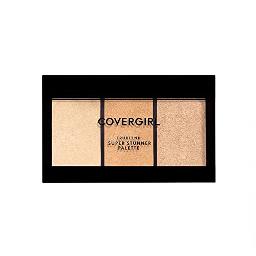 COVERGIRL Super Stunner Highlight Palette, Glowing Up 510, 0.22 Ounce