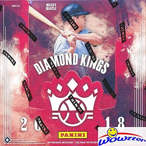 2018 Panini Diamond Kings Baseball HUGE Factory Sealed HOBBY Box with TWO(2) AUTOGRAPH or MEMORABILIA,3 Framed Parallel,2 SPS,2 Variations & 11 Inserts! Look for Rookies & Autographs of SHOHEI OHTANI