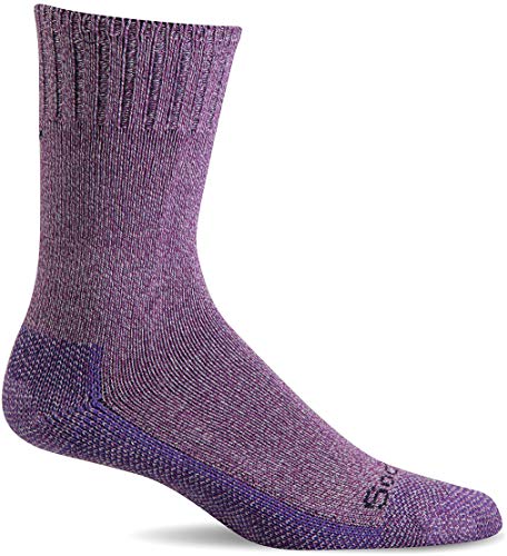 Sockwell Women’s Big Easy Relaxed Fit Sock, Violet – M/L
