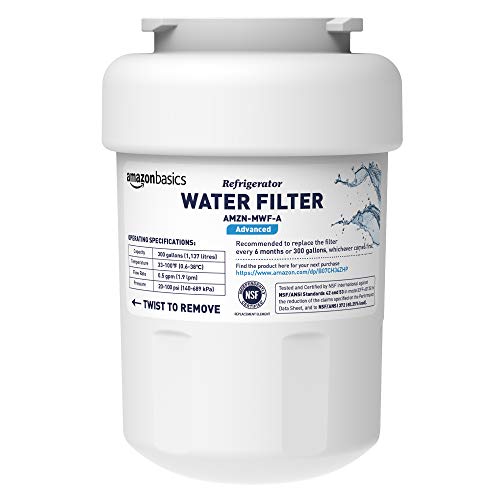 Amazon Basics Replacement GE MWF Refrigerator Water Filter Cartridge – Advanced Filtration
