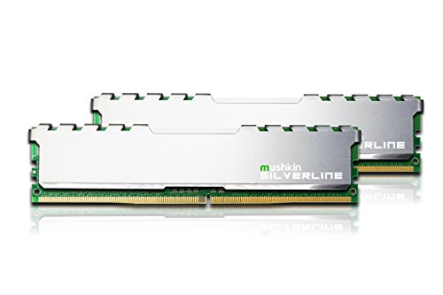 Mushkin SILVERLINE Series – DDR4 Desktop DRAM – 32GB (2x16GB) UDIMM Memory Kit – 2133MHz (PC4-17000) CL-15 – 288-pin 1.2V RAM – Non-ECC – Dual-Channel – Stiletto V2 Silver Heatsink – (MSL4U213FF16GX2)