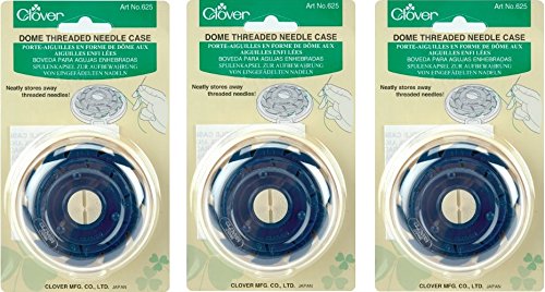 Clover 625 Dome Threaded Needle Case (3 Pack)