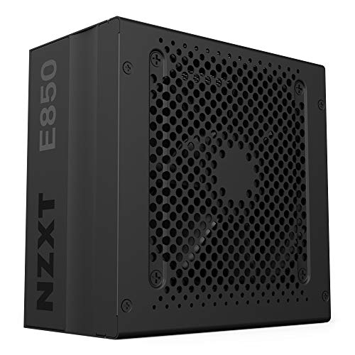 NZXT E850 – NP-1PM-E850A-US – 850-Watt ATX Gaming Power Supply (PSU) – Fully Modular Design – 80 Plus Gold Certified – Silent Operation – Digital Voltage and Temperature Monitoring – 10 Year Warranty