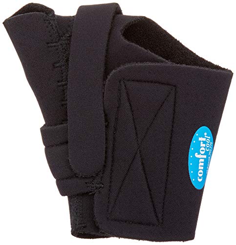 Comfort Cool Thumb CMC Restriction Splint, Provides Direct Support For The Thumb CMC Joint While Allowing Full Finger Function, Right Hand, Medium Plus